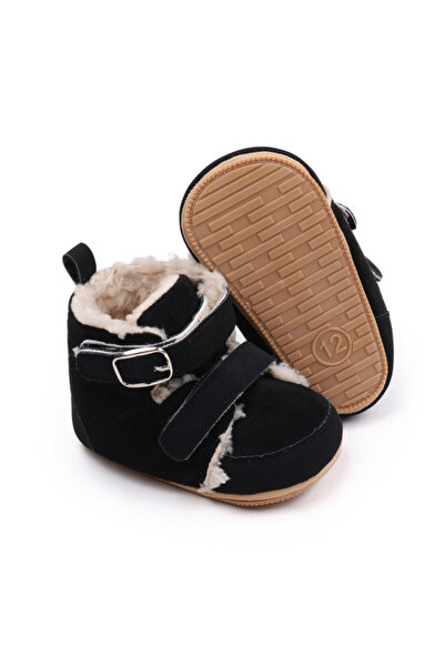 BebeNou Ghete negre cu căptușeală de blană - Blană MBBMB3120-3-p30