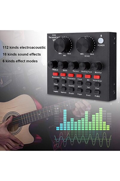 Other Sunchae External Bluetooth Live Streaming Sound Card - Volume & Voice Changer, Multiple Effects, Mob