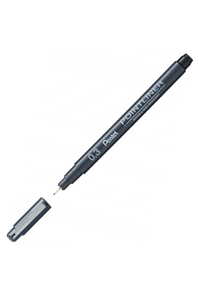 Other Pentel 0.3 Polintliner Negru S20P-3A Fineliner