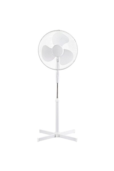 Granst Stag 16" Pedestal Fan, 3 Speeds, White, 120 cm