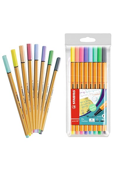 Other Stabilo Point 88 Fineliner /Set de 8 buc/ Pastel 88/8-01