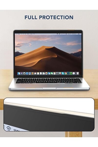 PHOCAR Transparent Hard Case for MacBook Pro 14.2-inch (with Keyboard Cover & Screen Protector)