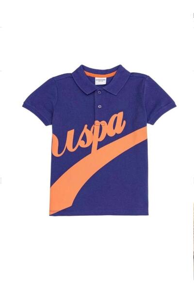 U.S. Polo Assn. Tricou cu gât polo pentru băiat