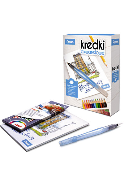 Other Set acuarelă Pentel cu bloc, creioane și pensulă CB9-12