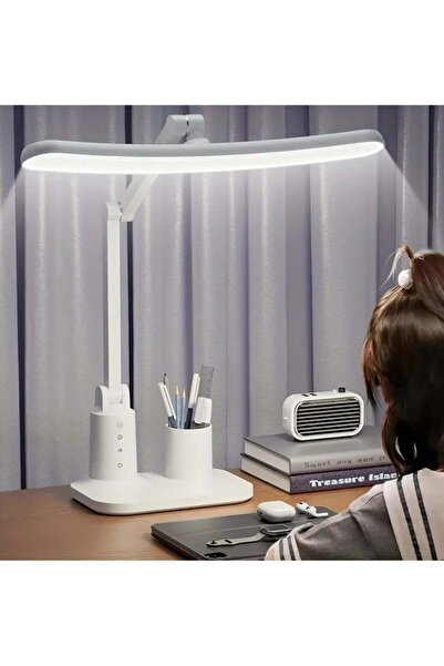 Arabest LED Desk Lamp for Study & Office — Eye-Caring, 3 Color Modes, Dimmable