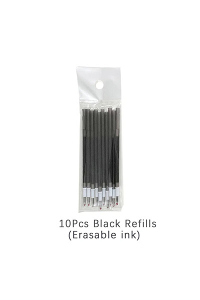Choice 10pcs black refills Creative 3 in 1 Multicolor Pen 0.5mm Erasable Gel ...