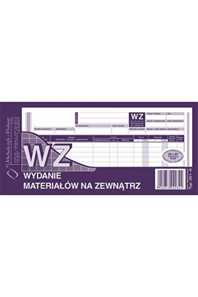 Other Print WZ 1/3 A4 /S Multicopy/ Michalczyk 351-8