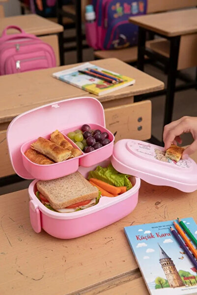 Mikko Lisanslı Çift Katlı Yemek Kutusu (1600ml)