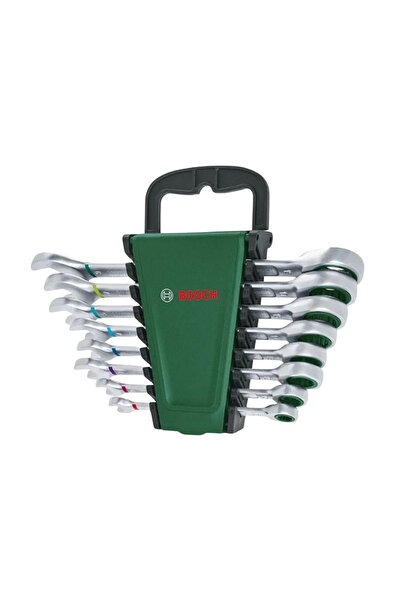 Bosch 8-19 mm Cırcırlı Kombine Anahtar Seti 8 Parça 1600A027PS