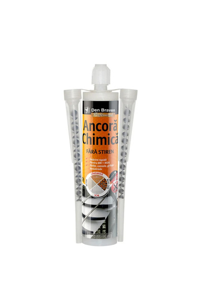 Den Braven Ancoră chimică fără stiren 300ml plus 2 mixere / DCCDB32RO