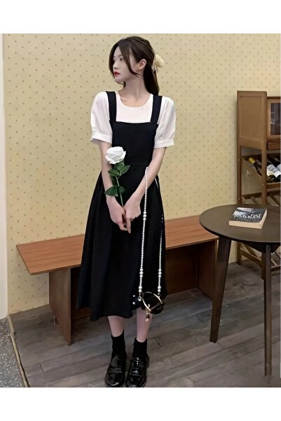 Serashine Fransız esintli tasarım 👗 kolej kızı elbise