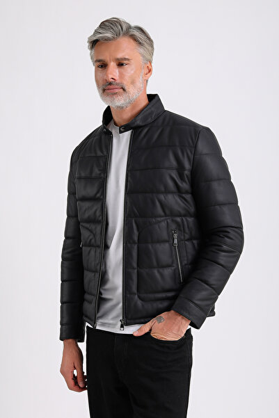 MQ Leather Maroquin Leather Gabriel Men's Inflatable Genuine Leather Coat