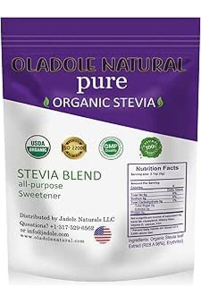 Oladole Natural مزيج ستيفيا إريثريتول 200 جرام