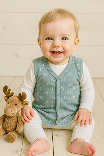 Baharda Nova 100% Organic Cotton Double Layer Baby Girl Boy Unisex Combed Cot...