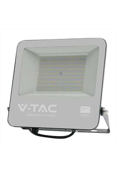 V-TAC Proiector LED SMD 100W 4000K IP65 Cablu 1m Cip Samsung Gri/Negru
