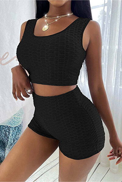WildFashion Set 2 piese compleu sport cu striatii H709-1