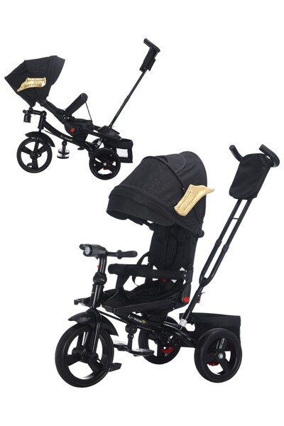 L-Sun Tricicletă Multifuncțională, Scaun Reversibil, Pozitie De Somn, Mâner Parental, Muzica Si Lumini