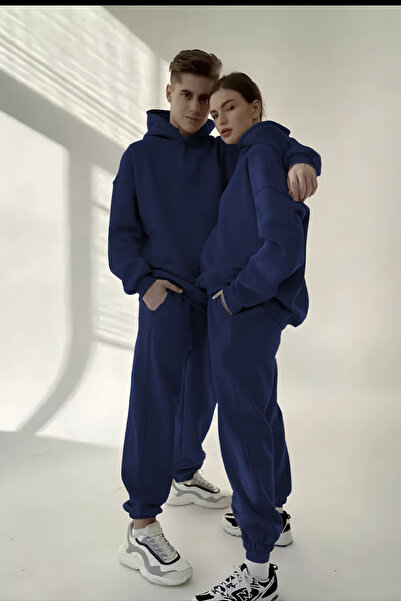 YAKAMEL طقم رياضي كبير الحجم للجنسين مكون من 3 خيوط (فردي)