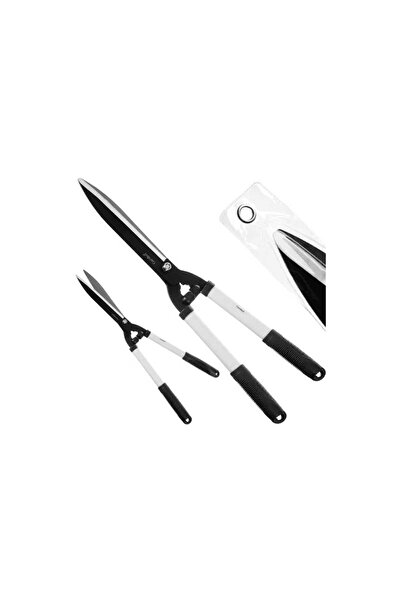 Gardlov Foarfece de gard viu, mâner antiderapant, oțel/plastic, 55 cm, negru/...