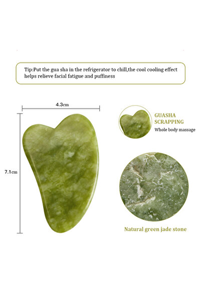 Choice 1 أداة تدليك الوجه Gua Sha بكرة اليشم مكشطة بكرة تدليك للوجه ورفع الجس...