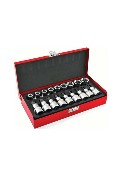 Genel Markalar PRODHT 1/2 Torx Uçlu Lokma Takımı İç ve Dış 18 Parça