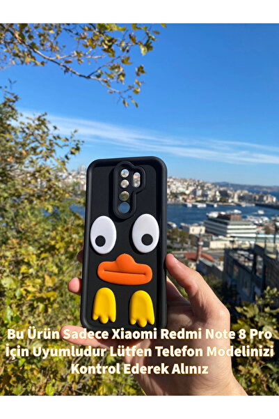 GtTech Xiaomi Redmi Note 8 Pro Uyumlu Krono 3D Figürlü Darbe Korumalı Silikon...