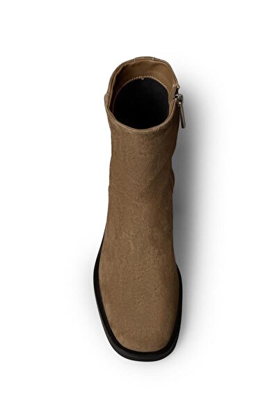 Calvin Klein BLOCK HEEL ZIP BOOT SUE