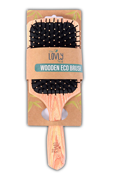 The lovly Leaf فرشاة شعر خشبية صديقة للبيئة