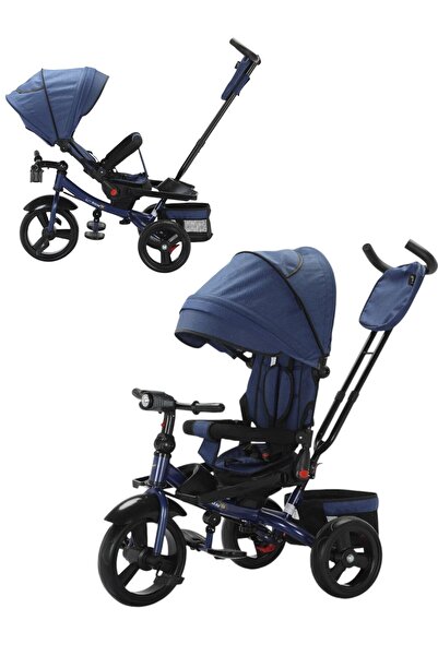 L-Sun Πολυλειτουργικό τρίκυκλο, αναστρέψιμο κάθισμα, θέση ύπνου, γονική λαβή, μουσική και φώτα