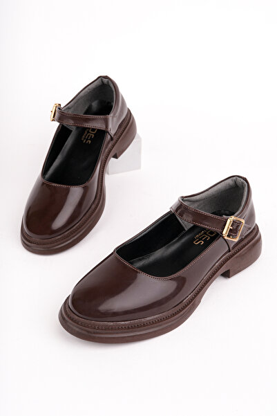 Madam Tarz MHD-466 Мокасини с плоска подметка и катарама