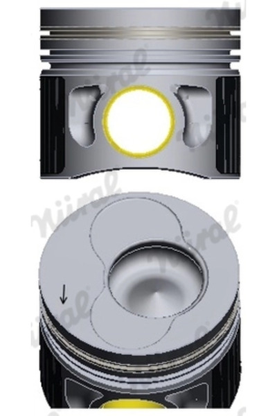 NÜRAL Piston Pentru Cilindrul 2 Audi A3/A4 B7 Seat Alhambra/Altea/Leon