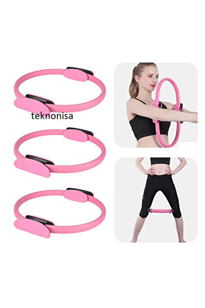 teknonisa Pilates Egzersiz Çemberi 40 Cm dayanıklı Pilates halkası ,Plates Ha...