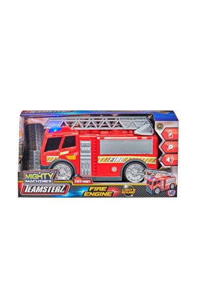 Teamsterz سيارة إطفاء مايتي ماشينز مع الضوء والصوت