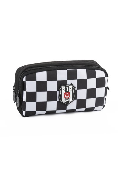 Beşiktaş DAMA DESENLİ KALEM ÇANTASI
