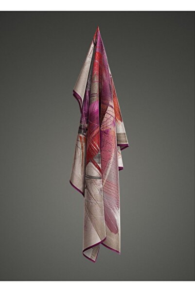 Levidor Φωτεινό κρυστάλλινο κασκόλ με μοτίβο τέχνης με ελεύθερη βούρτσα