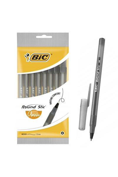 Other Pix cu bilă BIC Round Stic Classic, negru, blister, 8 buc.