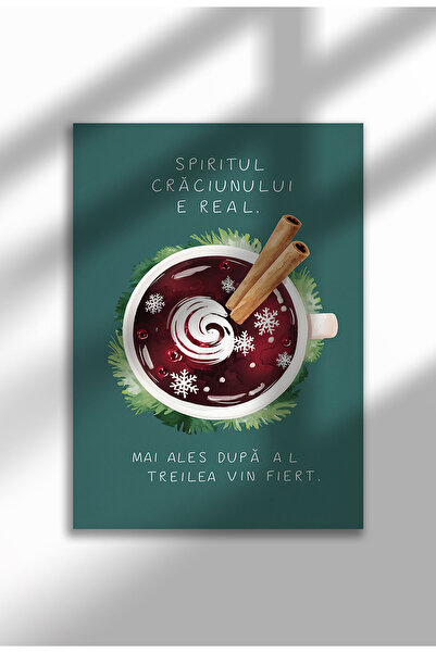 21mxm Unframed Christmas Canvas Poster - Digital Print - Spiritul Craciunului...