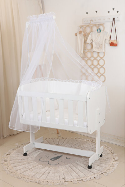 BebeK on For SweetBee Anne Yanı Ayarlanabilir Bebek Uyku Setli Beşik