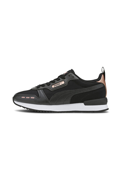 Puma Womens R78 Metallic Trainers - Black