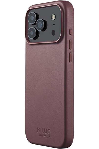 Mujjo جراب جلدي أصلي لهاتف (iPhone 17 Pro Max) - حماية معززة للكاميرا متوافقة...
