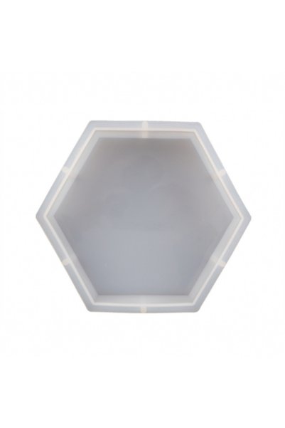 Choice 60-853 hexagon Large Specimen Silicone Resin Mold Square Round Heart H...
