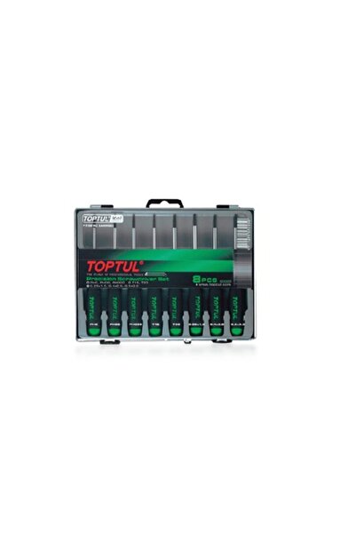 TOPTUL Σετ κατσαβιδιών ακριβείας T15X50, T20X50 (8 τεμάχια)