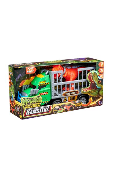 Teamsterz شاحنة إنقاذ الديناصورات Monster Moverz مع الضوء والصوت
