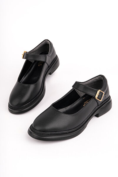 Madam Tarz MHD-466 Мокасини с плоска подметка и катарама