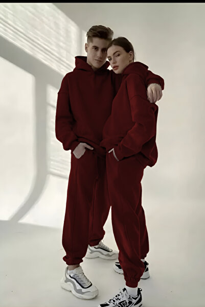 YAKAMEL طقم رياضي كبير الحجم للجنسين مكون من 3 خيوط (فردي)