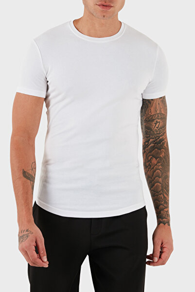 DSquared2 Pamuklu Slim Fit Bisiklet Yaka T Shirt Erkek T SHİRT DCM370010 02
