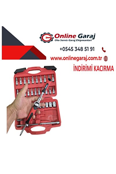 Arm 40 Piece 1/4 Universal Socket Set Kit Bits Tip Set