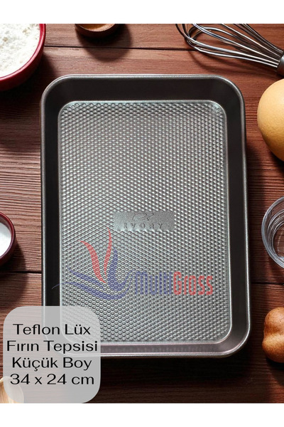 Multiamo Teflon Lux Oven Tray Large-Medium-Small Size 45*32Cm/39*27Cm/34*24Cm