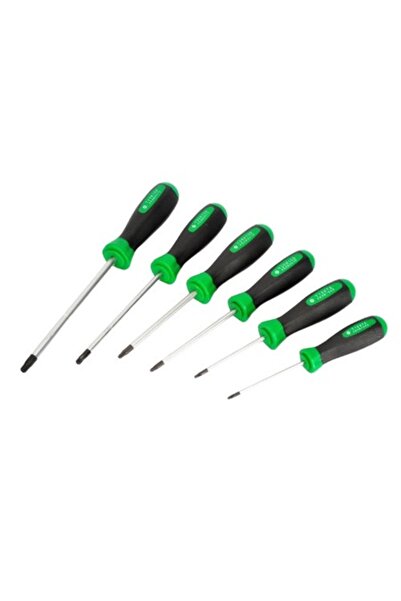 TOPTUL Set of 6 screwdrivers, T10, T15, T20, T25, T30, T40