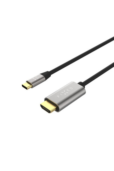 FIXED Cablu video USB-C la HDMI 4K, FIXHU-CHDMI-GR, gri, 2 m